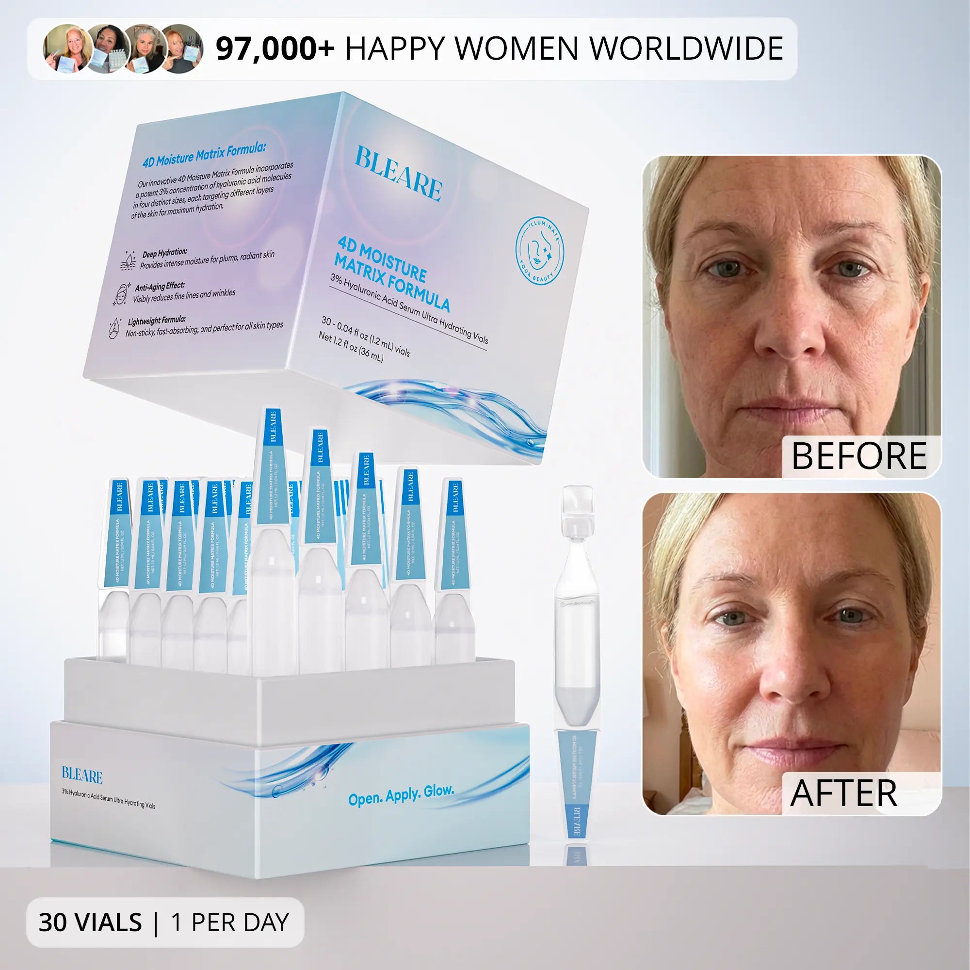 3% Ultra Hydrating Hyaluronic Acid Serum by Bleare™