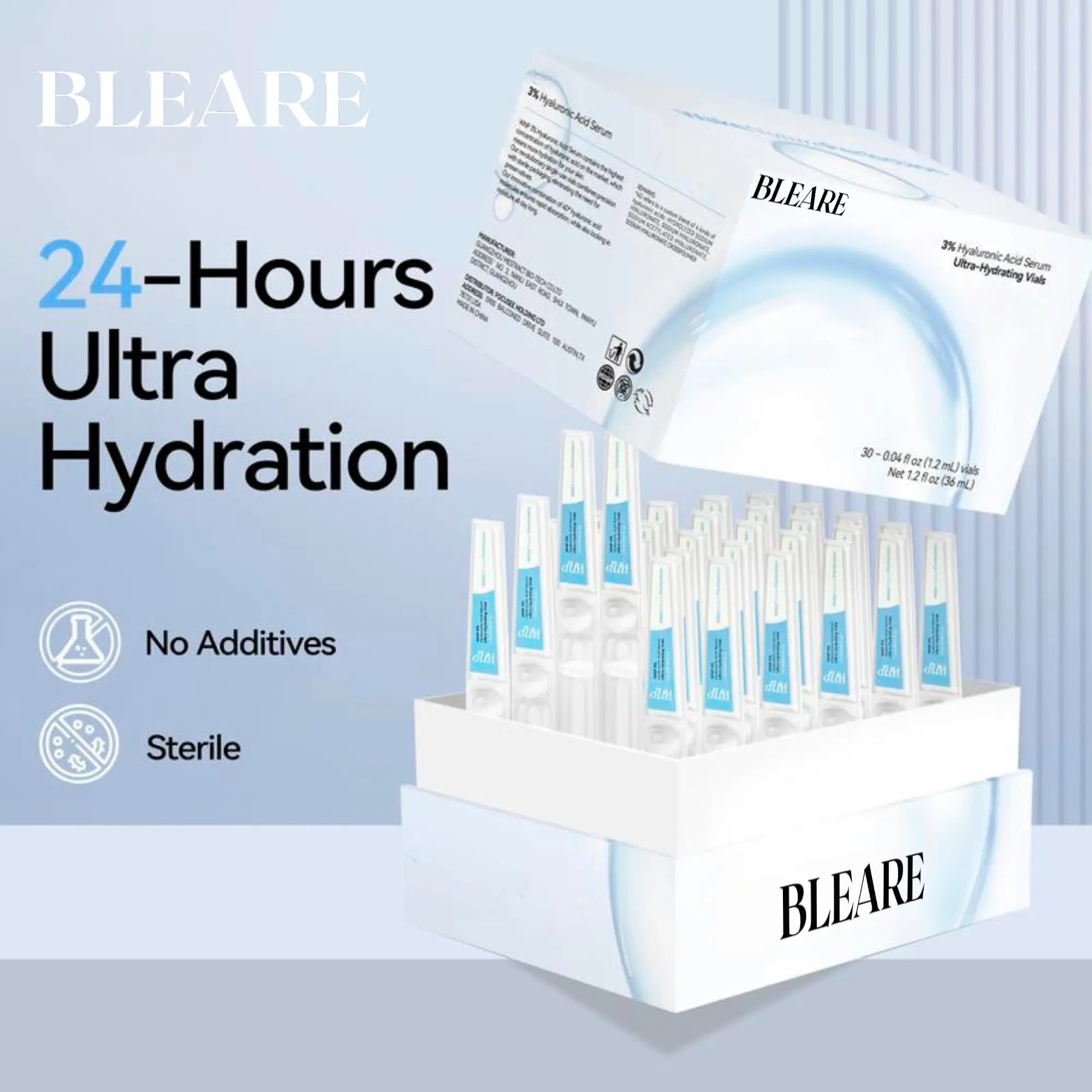 3% Ultra Hydrating Hyaluronic Acid Serum by Bleare™